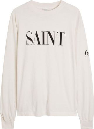 Saint Mxxxxxx Saint Mxxxxxx 666 Printed Cotton top - White - Xxl