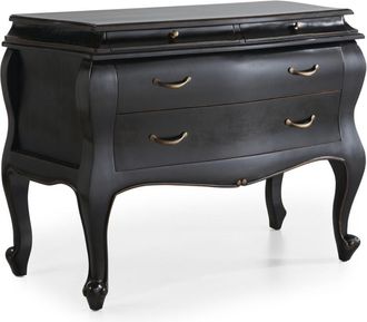 Moycor Cómoda de madera de caoba negro anch. 110 cm