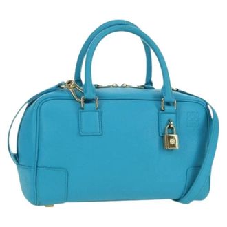 Loewe Pre-owned Handbags, female, Blue, Size: ONE SIZE Pre-owned Hand Bag