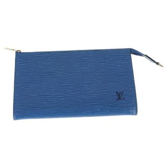 Louis Vuitton Louis Vuitton Pochette Accessoires Pouch Bag in Blauw Epi Leder