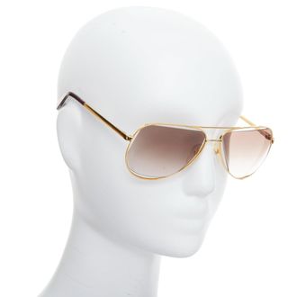 Maison Margiela MAISON MARTIN MARGIELA MYKITA MMM02G gold cut out aviators