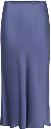 Part Two Midi Rok - Dames - Midirokken - Blauw - 4XL - Rokken