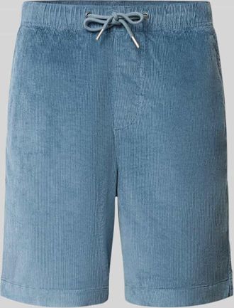 Selected Regular Fit Sweatshorts aus Baumwoll-Mix in Rauchblau, Gr&ouml;&szlig;e XXL