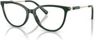 A|X Armani Exchange 54mm Cat Eye optical glasses in Green at Nordstrom
