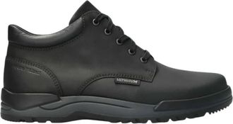 Mephisto Ergonomische Veterschoen - Zwart - Heren - Veterlaarzen - Zwart - 42 1/2 EU - Leer - Schoenen