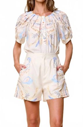 Cleobella Sebastian Trouser Short In Goleta Print