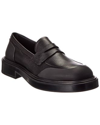 Ferragamo Dry Leather Penny Loafer