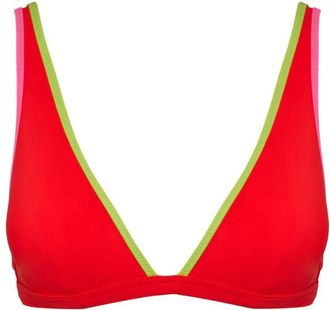 Banana Moon Drino Mosaicolor Bikini-Top f&uuml;r Damen | rot