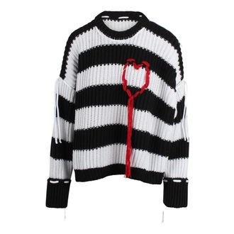 Ssheena Round-neck Knitwear, female, Black, S, Kannella Jumper