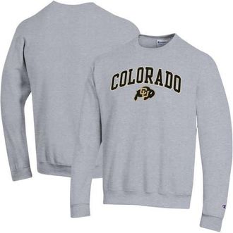 Champion Mens Champion Heather Gray Colorado Buffaloes Arch Over Logo Pullover Sweatshirt at Nordstrom, Size Xx-Large