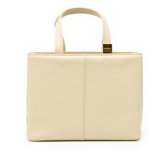 Burberry Tweedekans Leren Handtas