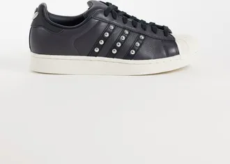 adidas Originals Superstar II - Sneakers nere e crema-Grigio