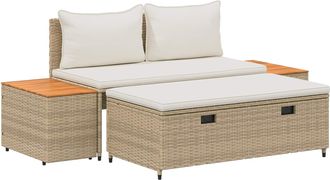 vidaXL Conjunto De Sof&aacute;s De Exterior 4 -seater 4 Uds. 55 X 30 X 39 Cm Vidaxl
