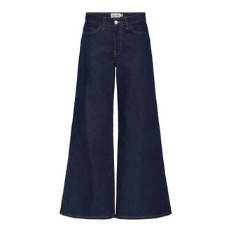 Ichi Ihtwiggy Wide Bukser - Jeans - Mujer - Azul - W27 L32