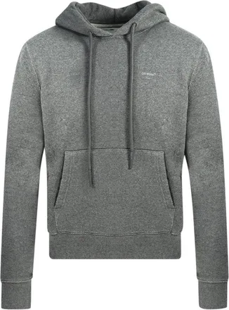 Off-white Logo Oversized Grey Hoodie