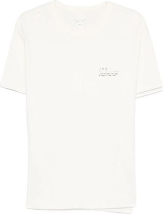 A.P.C. A. p.c. Text Print T-shirt