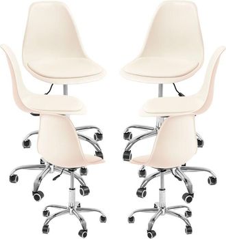 Regalos Miguel Regalos Miguel - Packs Sillas - Pack 6 Sillas Dami Office - Beige