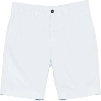 Incotex Chino Shorts - Heren - Korte Broeken - Blauw - W38 - Katoen - Korte Broeken