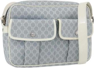 Celine Pre-owned Cross Body Bags, female, Blue, Size: ONE SIZE Pre-owned Vintage Canvas Cross Body Bag