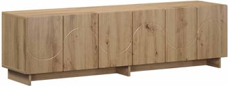 vidaXL Soporte De Tv 140 X 34,5 X 40 Cm Roble Artisan Vidaxl