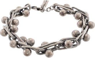 Saint Laurent Rope-Chain Bracelet, Size M