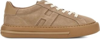 Hogan H691 Sneakers - Heren - Sneakers - Bruin - 45 EU - Leer - Schoenen