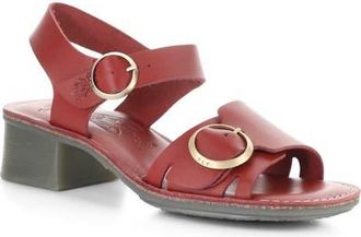 FLY London Ebli Ankle Strap Sandal in Rust at Nordstrom, Size 10-10.5Us