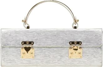 Louis Vuitton Pre-owned Handbags, female, Gray, Size: ONE SIZE Pre-owned Vintage Handbag