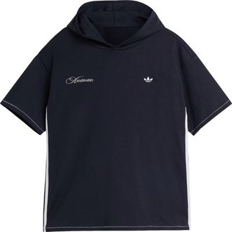 adidas (WMNS) adidas x Avavav Hooded T-shirt Black KG9025