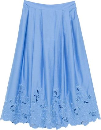 Ermanno Scervino geborduurde katoenen rok