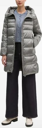 Geox Giacca trapuntata con cappuccio - Grigio