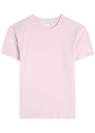 Good American Super Stretch Baby Stretch-cotton T-shirt - Pink - S (UK8-10 / S)