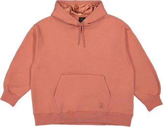 Nike Jordan Flight Fleece Pullover Hoodie - Dames - Sportshirts - Rood - M - Katoen - Fitness