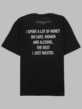Ih Nom Uh Nit The Genius Cotton T-Shirt - Black