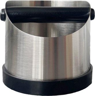 OEM Caja De Acero Inoxidable Para Posos De Caf&eacute; Espresso, F&aacute;cil Y Limpia De Retirar Posos Caf&eacute; Espresso, Barra Golpear Extra&iacute;ble Base Antideslizante
