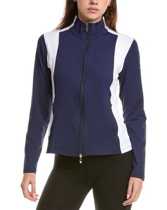 POST CARD Zip Sweater Top