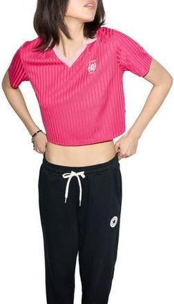 Converse Crest Polo in Rough Raspberry at Nordstrom, Size X-Large