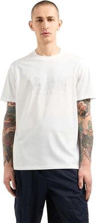 A|X Armani Exchange Milano T-shirt - Heren - T-shirts - Wit - 2XL - Katoen - Tops