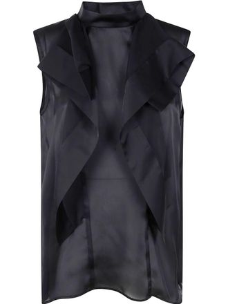 sacai Satin X Chiffon Pullover