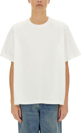 Bottega Veneta Kariertes T-Shirt aus weichem Baumwolljersey