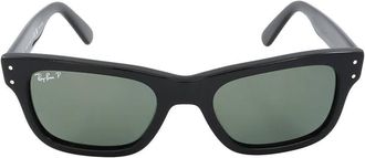 Ray-Ban Burbank Polarized Green Rectangular Mens Sunglasses RB2283 901/58 52
