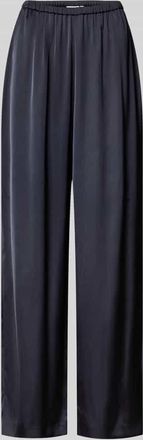 Comma Wide Fit Hose mit elastischem Bund in Marine, Gr&ouml;&szlig;e 34/32