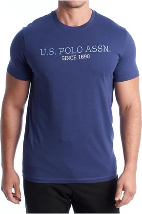 U.S.Polo Association T-Shirts - Heren - T-shirts - Blauw - M - Katoen - Tops