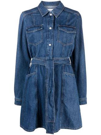 Claudie Pierlot Denim mini-jurk - Blauw