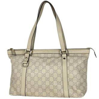 Gucci Bolso Tote Pre-owned - Pre-owned - Mujer - Beige - ONE SIZE