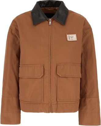 Max Mara Freccia Jacket - Dames - Zomerjassen - Bruin - XS - Katoen - Jassen