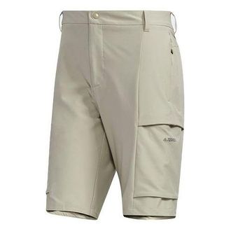 adidas Xplr Cargo Shor Outdoor Pocket Casual Sports Shorts Leather Gray FN0787