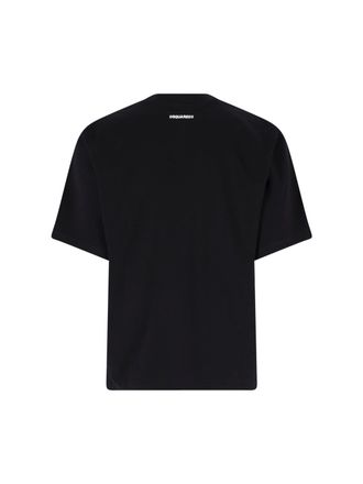 Dsquared2 Mens T-Shirts And Polos Black Cotton