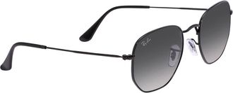 Ray-Ban Hexagonal Grey Gradient Unisex Sunglasses RB3548 002/71 51