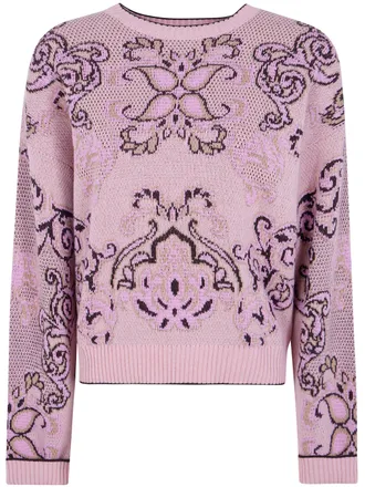 Twin-Set Sweater Jacquard Round Neck